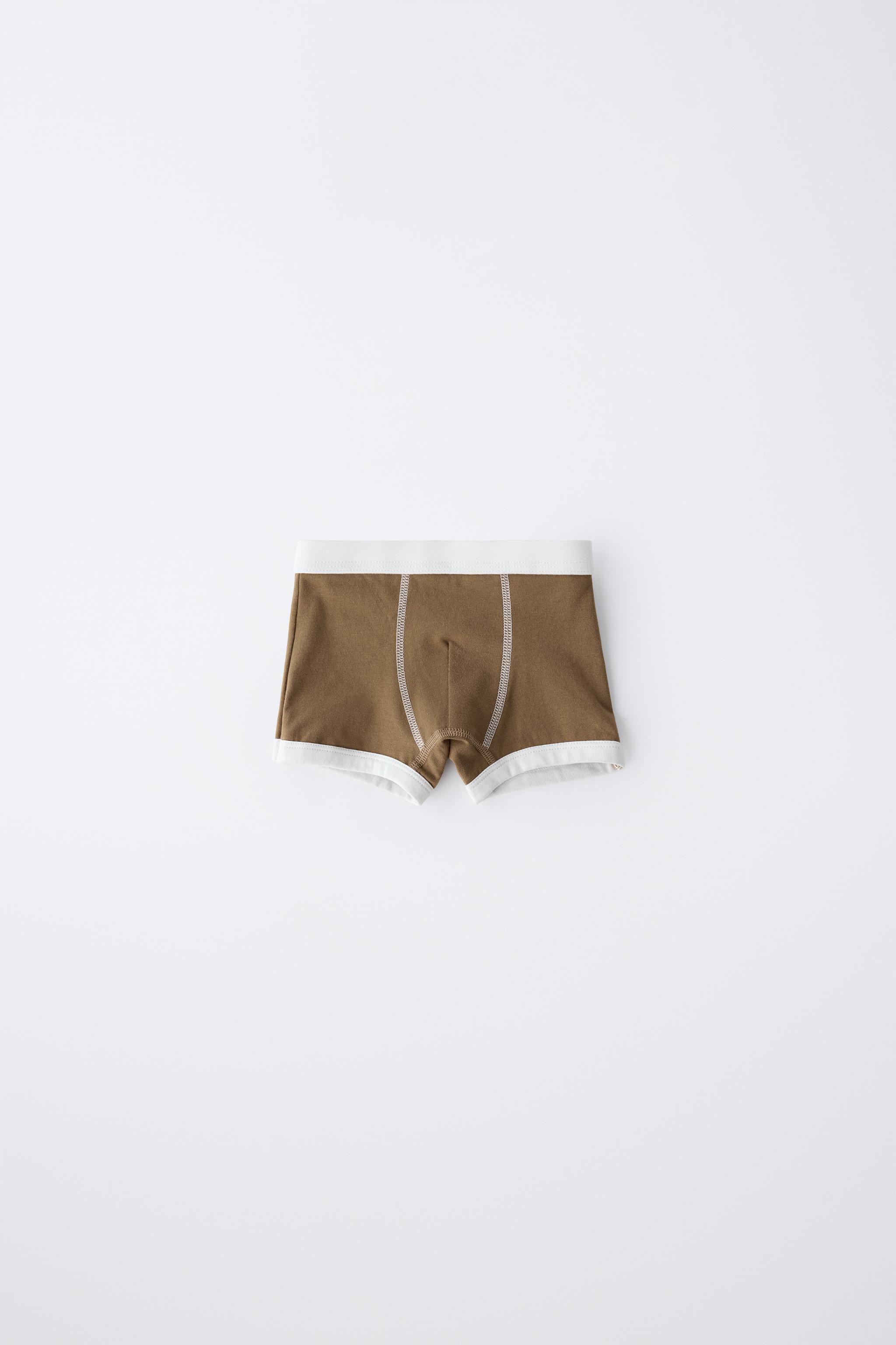 2-6 YEARS/ THREE-PACK OF BOXERS WITH CONTRAST DETAIL